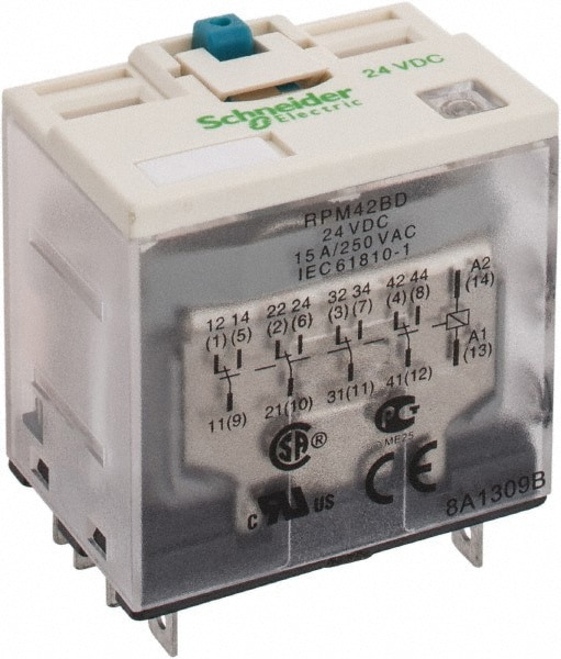14 Pins, Ice Cube Electromechanical Plug-in General Purpose Relay
