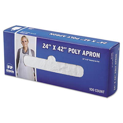 Disposable Bib Apron: White