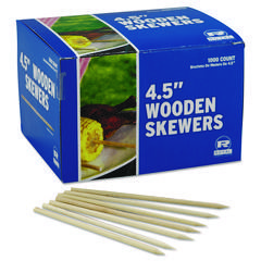 FOOD,WOODEN SKEWER 4.5IN