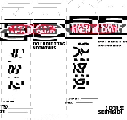 Lockout Tag: Rectangle, 3