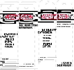 Lockout Tag: Rectangle, 3