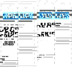 Lockout Tag: Rectangle, 3