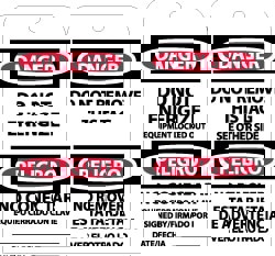 Lockout Tag: Rectangle, 3