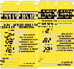 Lockout Tag: Rectangle, 3