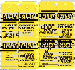 Lockout Tag: Rectangle, 3