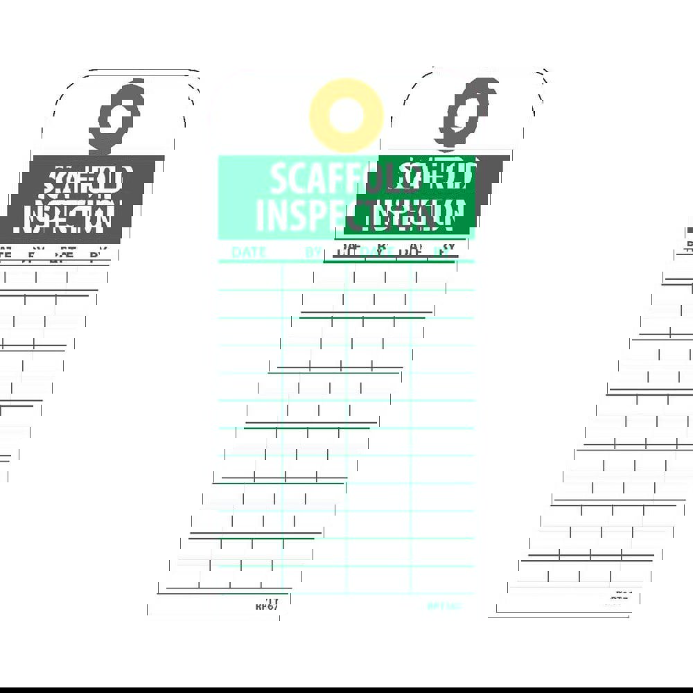 Inspection Tag: Rectangle, 3
