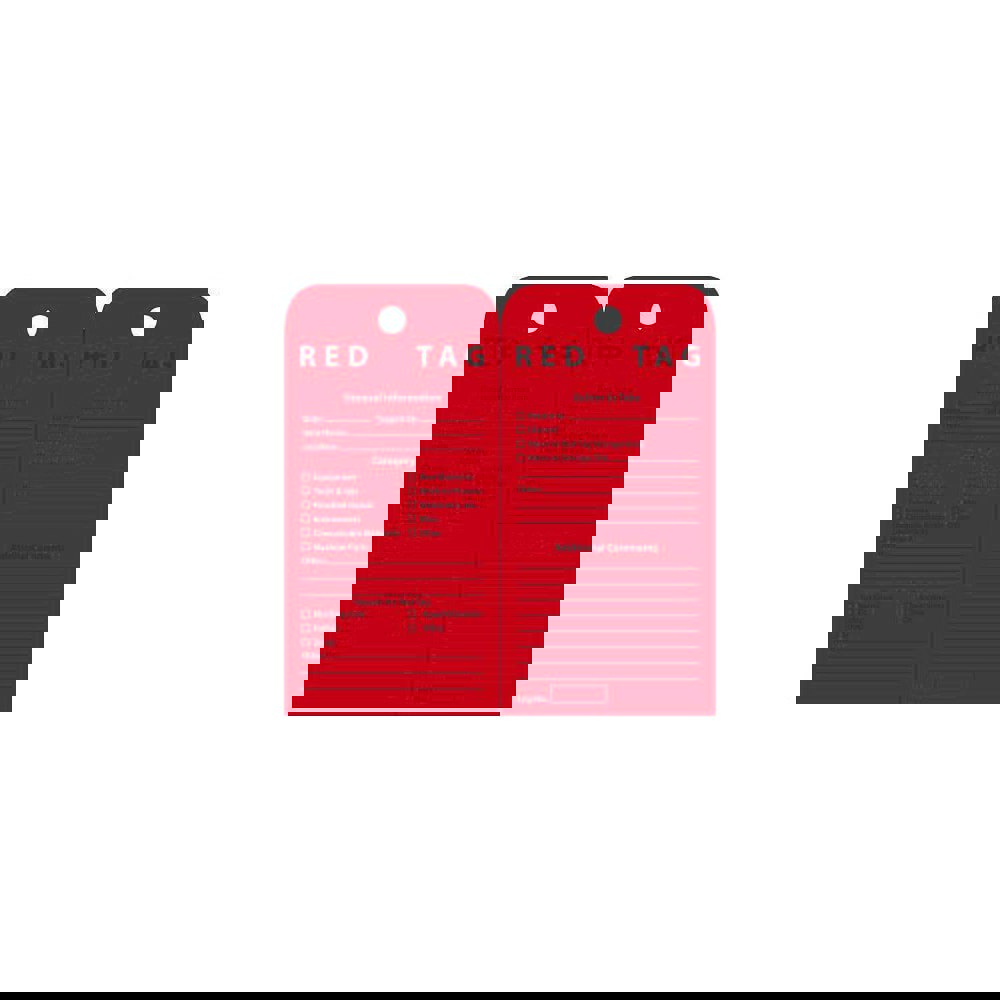 Accident Prevention Tag: Unrippable Viny