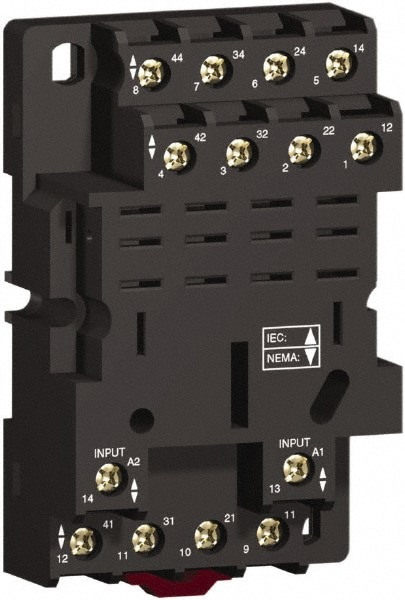 14 Pins, 250 Volt, 16 Amp, 4PDT, Ice Cube Relay Socket