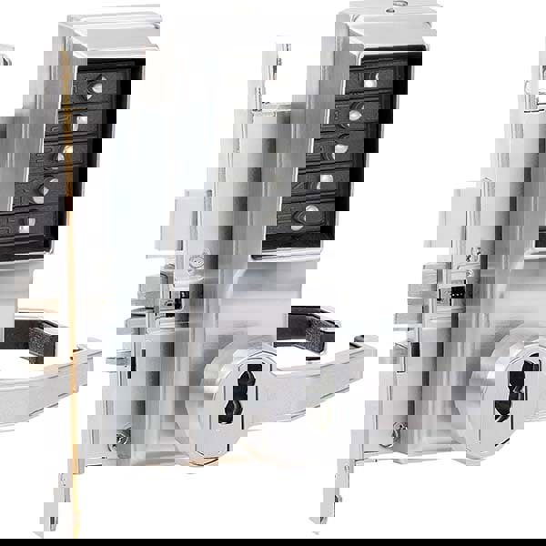 Lever Locksets; Type: Push-button Lock; Door Thickness: 1-3/4; Back Set: 2-3/4; For Use With: Commercial Doors; Finish/Coating: Satin Chrome; Material: Steel; Material: Steel; Door Thickness: 1-3/4; Lockset Grade: Grade 1; Cylinder Type: Medeco LFIC; Numb