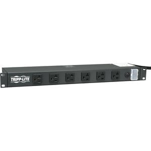 12 OUTLET RACKMOUNT POWER STRIP 1U 6 FRO