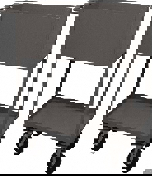 Service Utility Cart: Steel, Gray