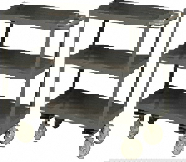 Heavy-Duty Service Utility Cart: Steel