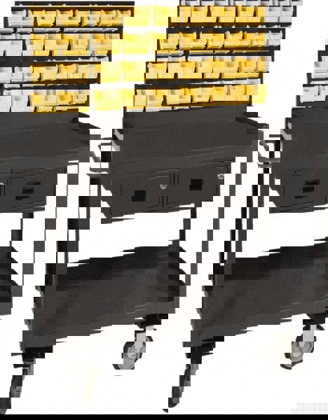 Service Utility Cart: Steel, Gray