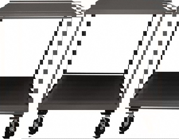 Service Utility Cart: Steel, Gray