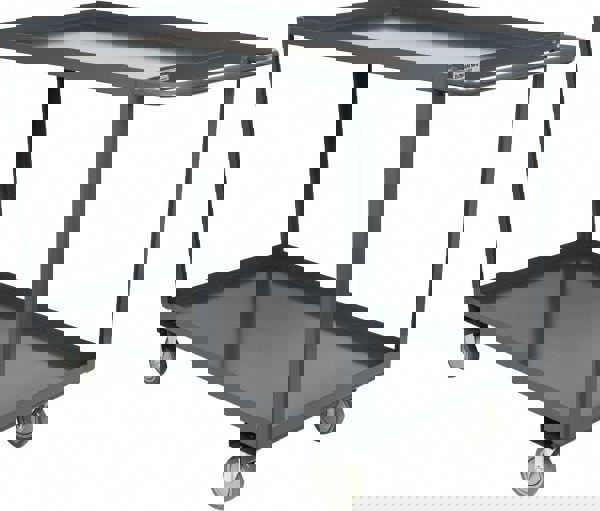 Service Utility Cart: Steel, Gray