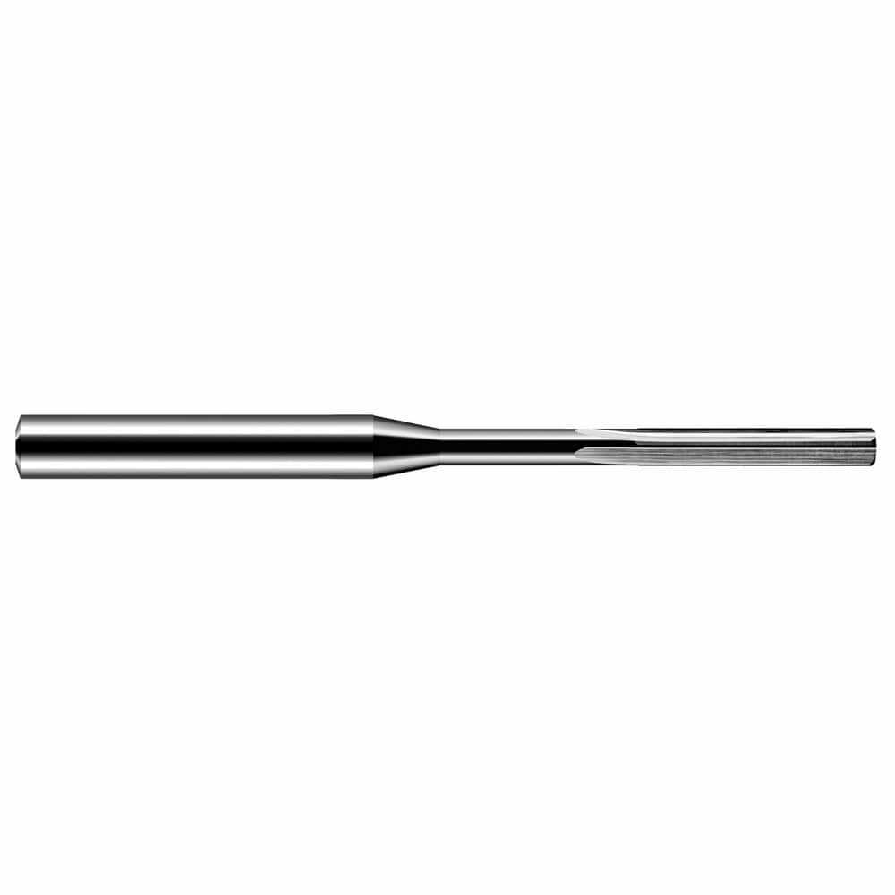 Chucking Reamers; Reamer Diameter (Decimal Inch): 0.1181 ; Reamer Diameter (mm): 3.00 ; Tool Material: Solid Carbide ; Flute Type: Spiral ; Spiral Direction: Right Hand ; Coating/Finish: Uncoated