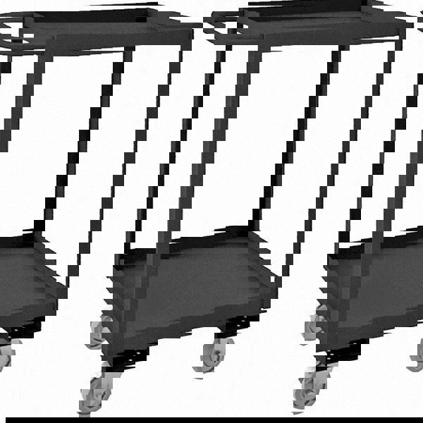 Heavy-Duty Service Utility Cart: Gray