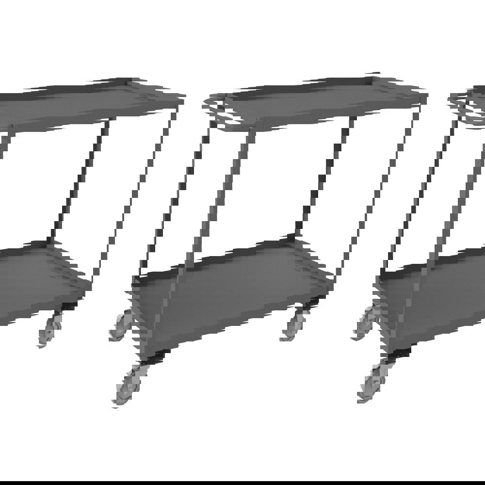 Service Utility Cart: Steel, Gray