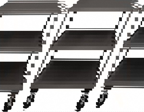 Service Utility Cart: Steel, Gray