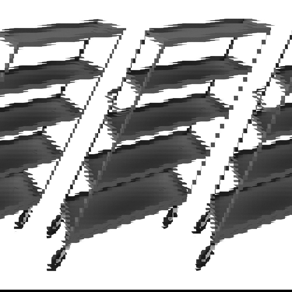 Heavy-Duty Service Utility Cart: Steel