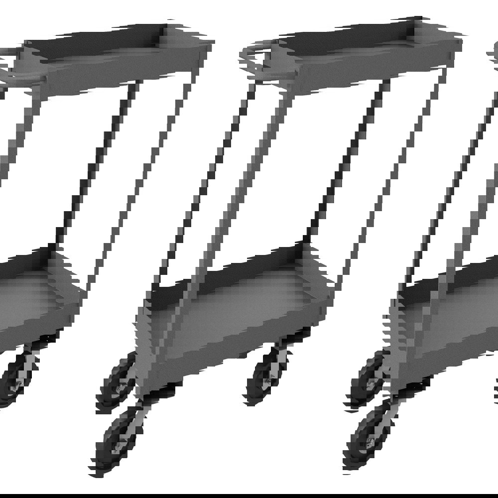 Service Utility Cart: Steel, Gray
