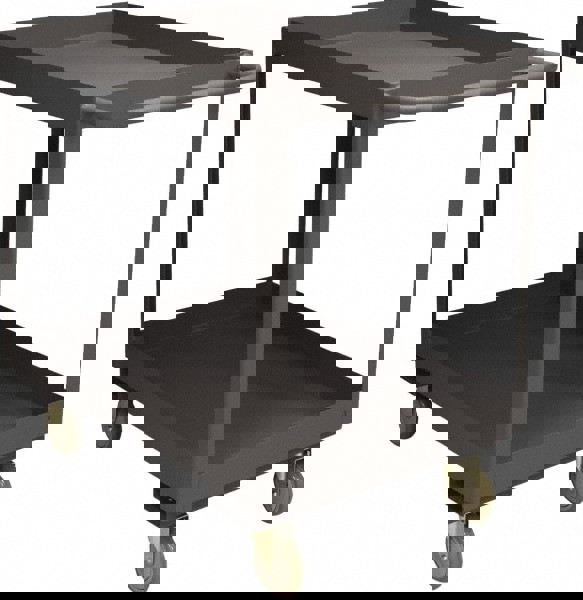 Service Utility Cart: Steel, Gray