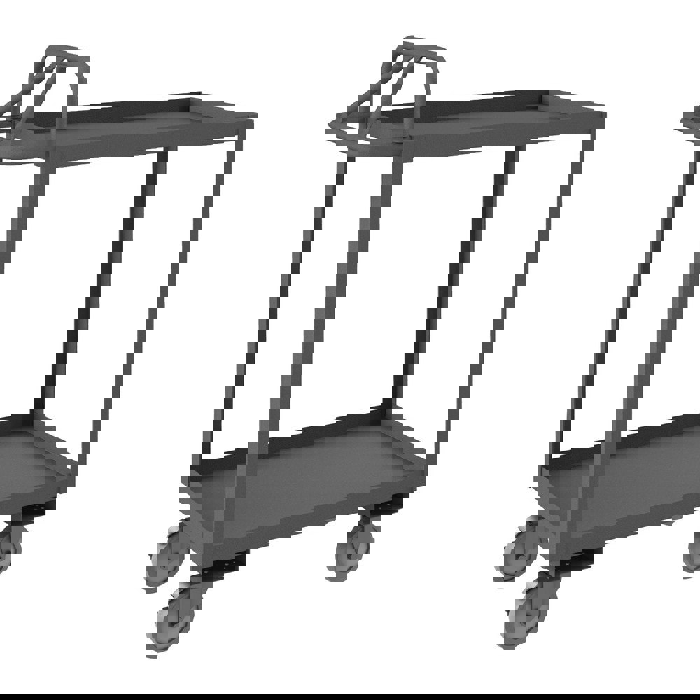 Service Utility Cart: Steel, Gray