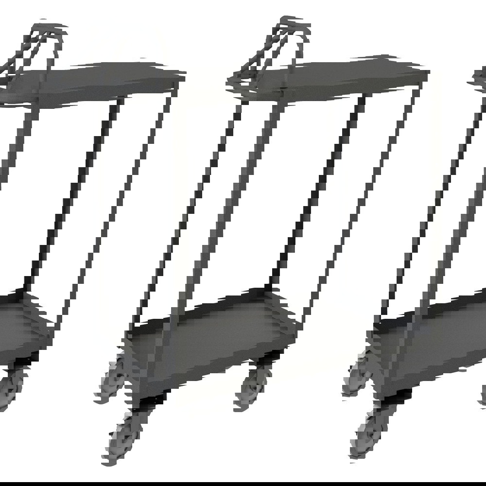 Service Utility Cart: Steel, Gray