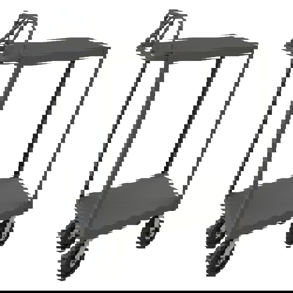 Service Utility Cart: Steel, Gray