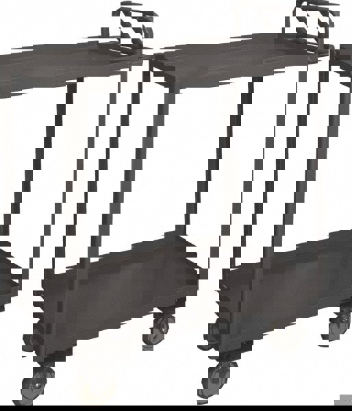 Service Utility Cart: Steel, Gray