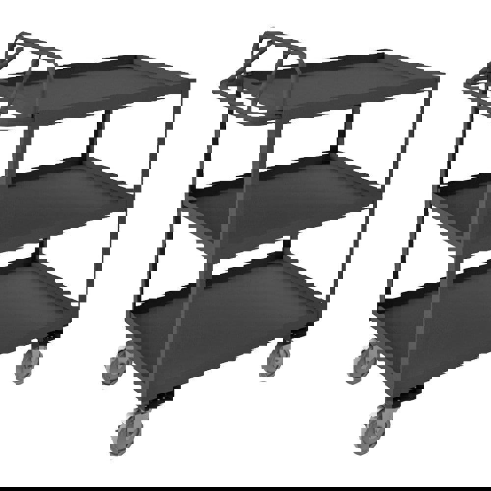 Service Utility Cart: Steel, Gray