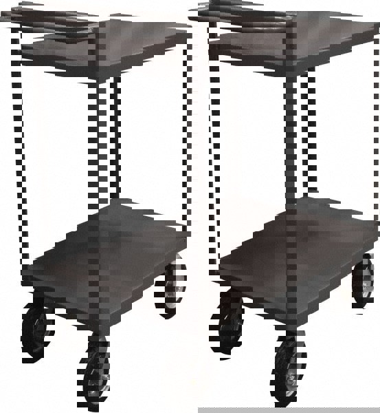 Service Utility Cart: Steel, Gray