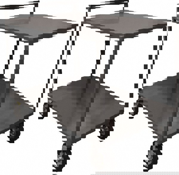 Service Utility Cart: Steel, Gray