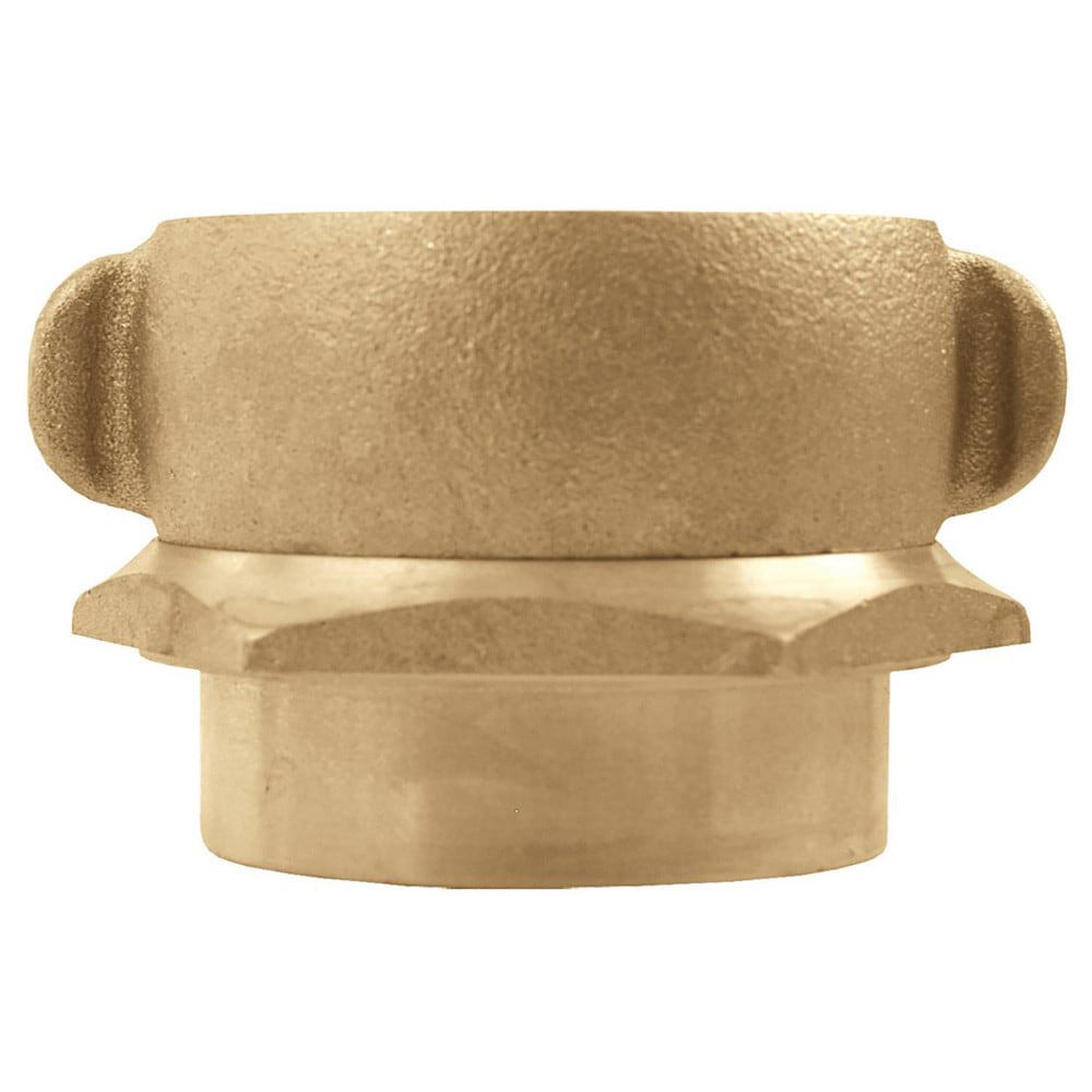 Brass & Chrome Pipe Fittings; Fitting Type: Female Swivel Adapter ; Fitting Size: 1-1/2 ; End Connections: FNST x FNPT; Threaded ; Connection Type: Threaded ; Pressure Rating (psi): 175 ; Fitting Shape: Straight