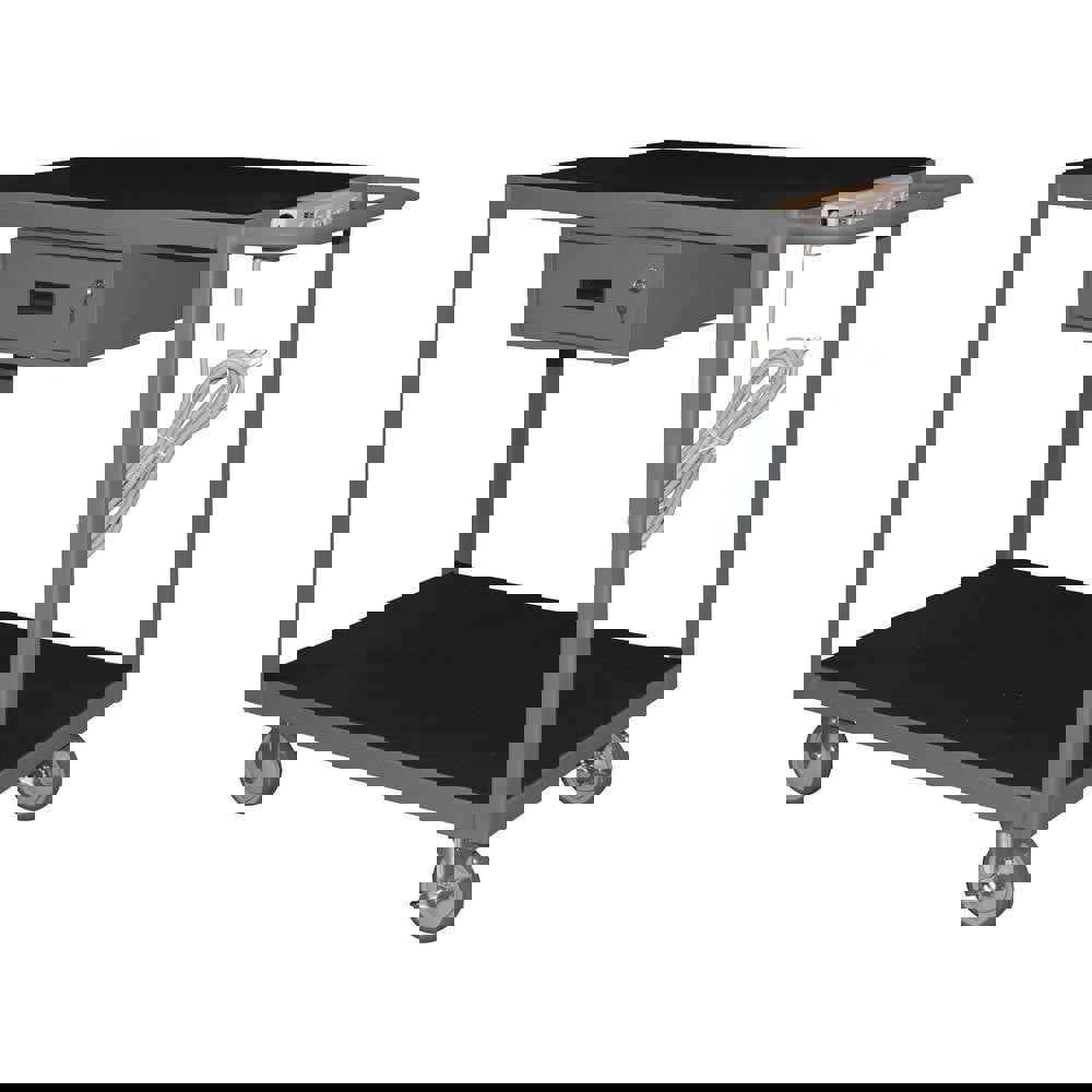 Instrument Utility Cart: Steel, Gray