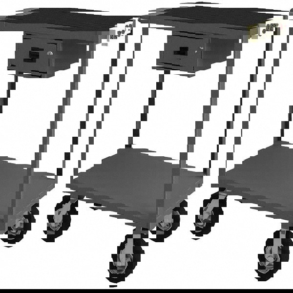 Instrument Utility Cart: Steel, Gray