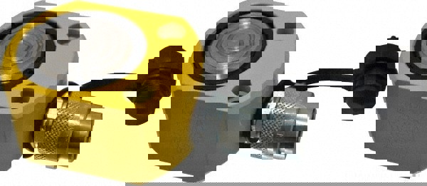 Portable Hydraulic Cylinder: Single Acting, 1.94 cu in Oil Capacity