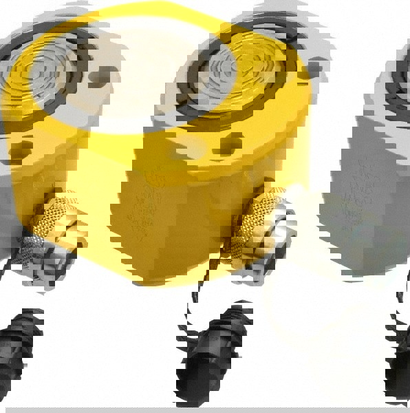 Portable Hydraulic Cylinder: Single Acting, 6.01 cu in Oil Capacity