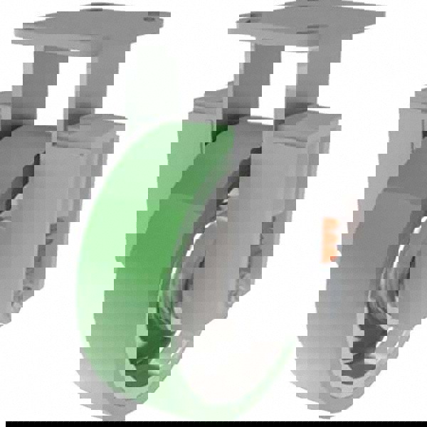 Rigid Top Plate Caster: Polyurethane, 6