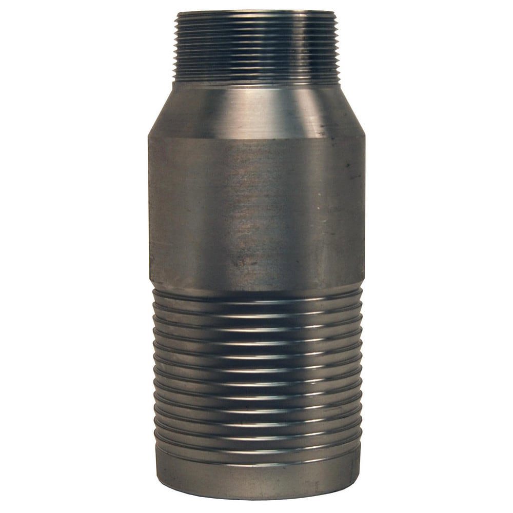 Combination Nipples For Hoses; Type: King Nipple ; Material: 316 Stainless Steel ; Thread Standard: Male NPT ; Thread Size: 3/4in ; Overall Length: 3.00in ; Epa Watersense Certified: No