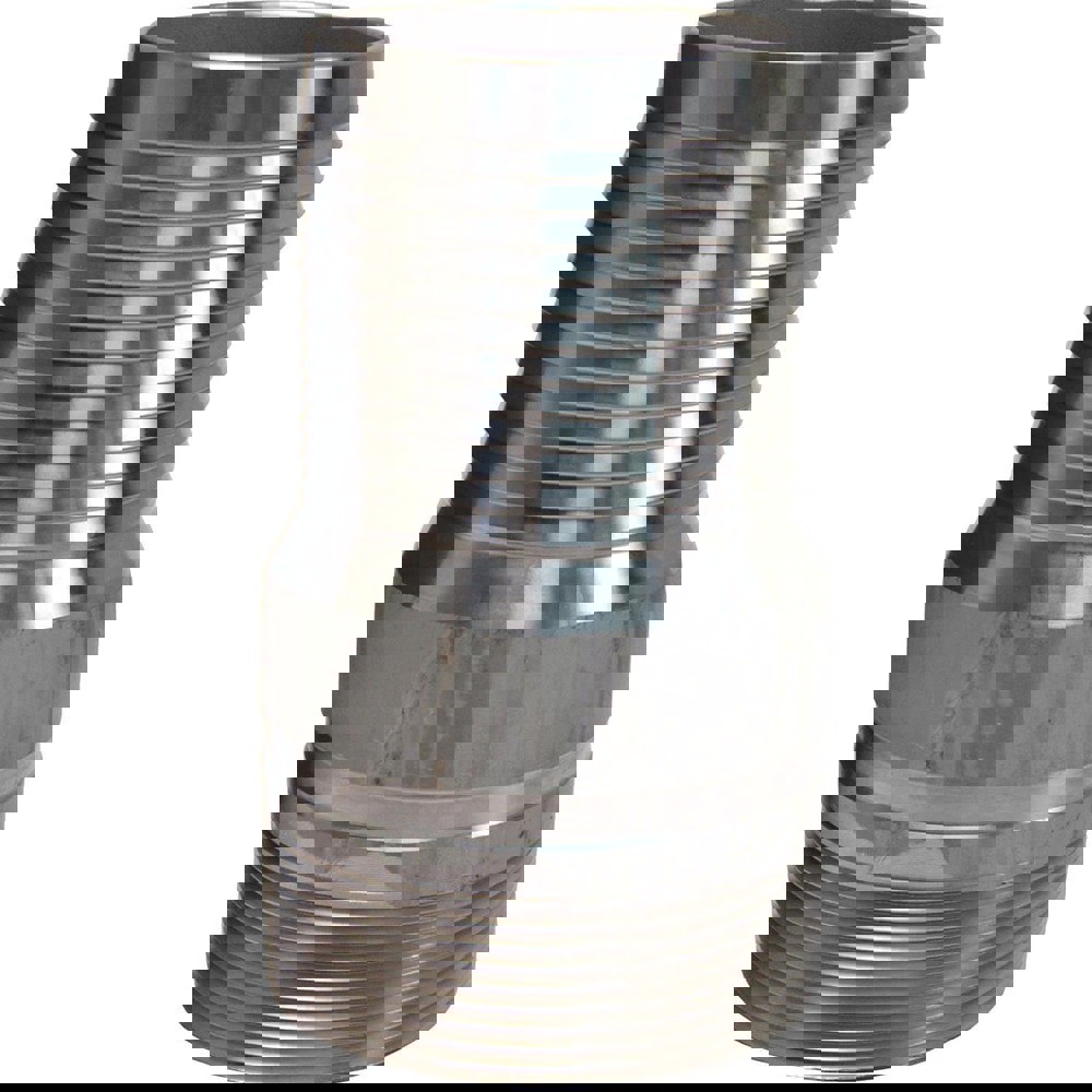 Combination Nipples For Hoses; Type: King Nipple ; Material: 316 Stainless Steel ; Thread Standard: Male NPT ; Thread Size: 6in ; Overall Length: 11.00in ; Epa Watersense Certified: No