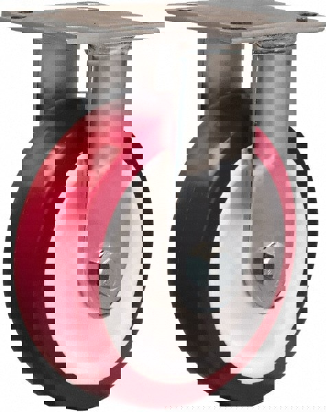 Rigid Top Plate Caster: Polyurethane Mold on Polypropylene, 6