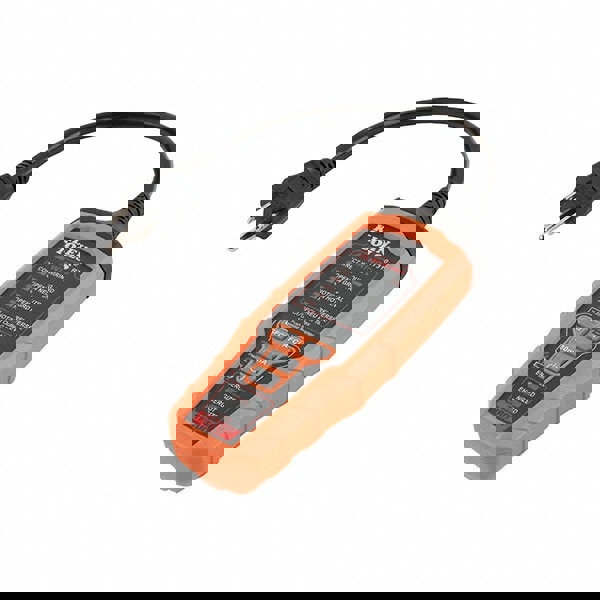 Circuit Continuity & Voltage Testers; Tester Type: Receptacle Tester with GFCI ; Display Type: LED ; Power Supply: AAA Battery ; Includes: (3) AAA Batteries ; Standards: CATIII 135V ; Product Service Code: 6625