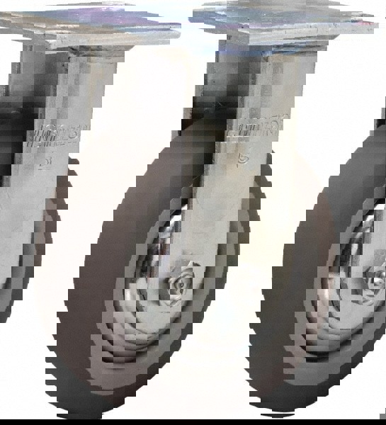 Rigid Top Plate Caster: Rubber Mold on Polyolefin, 5