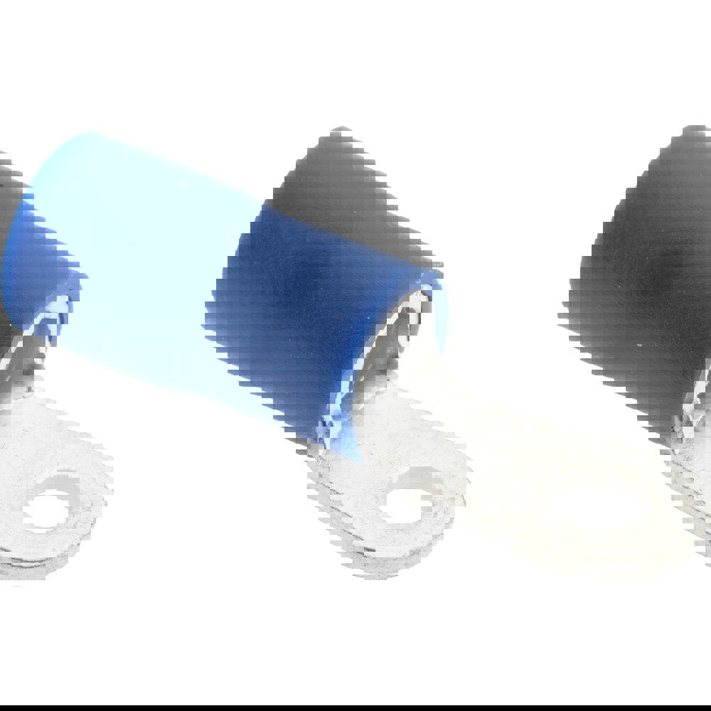 Circular Ring Terminal: Partially Insulated, 6 AWG, Crimp Connection