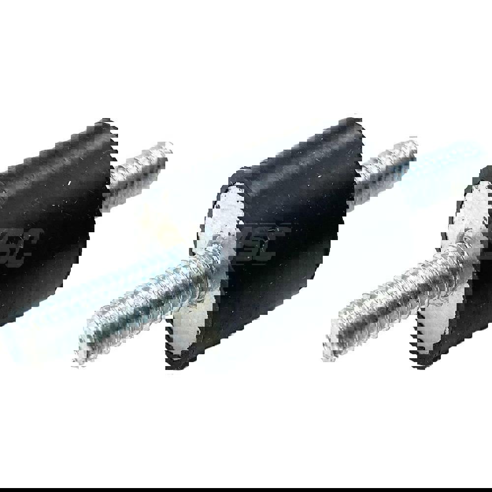 Vibration Isolators; Isolator Type: Stud/Stud ; Insert Material: Zinc-Plated Steel ; Isolator Material: Natural Rubber ; Maximum Load Capacity: 80.00 ; Top Diameter: 20.00 ; Bottom Diameter: 20