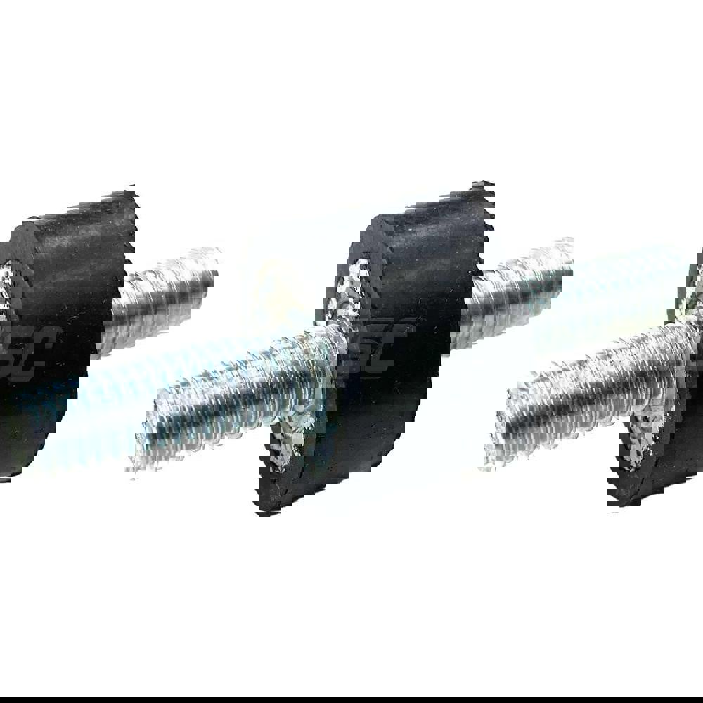 Vibration Isolators; Isolator Type: Stud/Stud ; Insert Material: Zinc-Plated Steel ; Isolator Material: Natural Rubber ; Maximum Load Capacity: 80.00 ; Top Diameter: 25.00 ; Bottom Diameter: 25