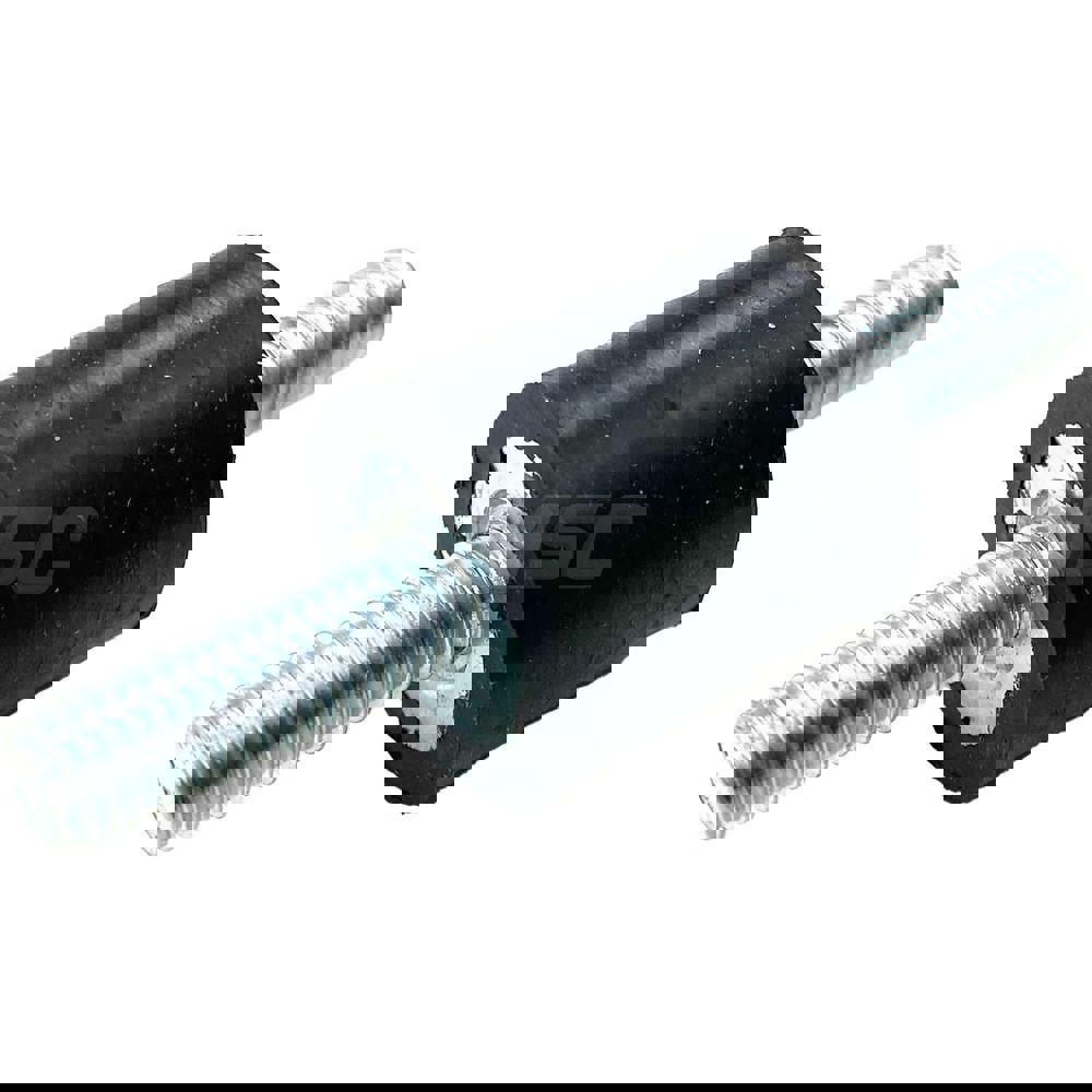 Vibration Isolators; Isolator Type: Stud/Stud ; Insert Material: Zinc-Plated Steel ; Isolator Material: Natural Rubber ; Maximum Load Capacity: 120.00 ; Top Diameter: 25.00 ; Bottom Diameter: 25