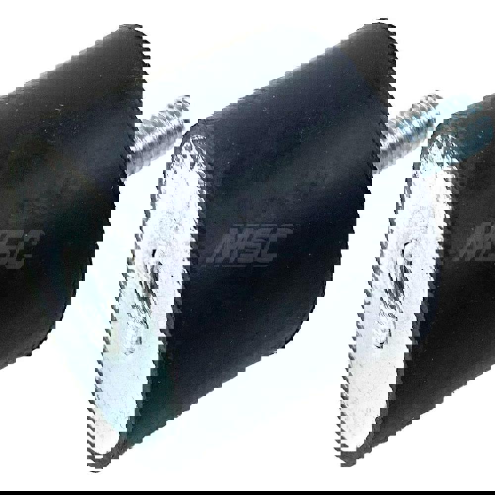 Vibration Isolators; Isolator Type: Plate/Stud; Maximum Load Capacity: 240.00; Insert Material: Zinc-Plated Steel; Isolator Material: Natural Rubber; Thread Size: 10 mm; Overall Width: 50; Overall Diameter: 50 mm; Overall Height: 40 mm; Thread Length: 27.