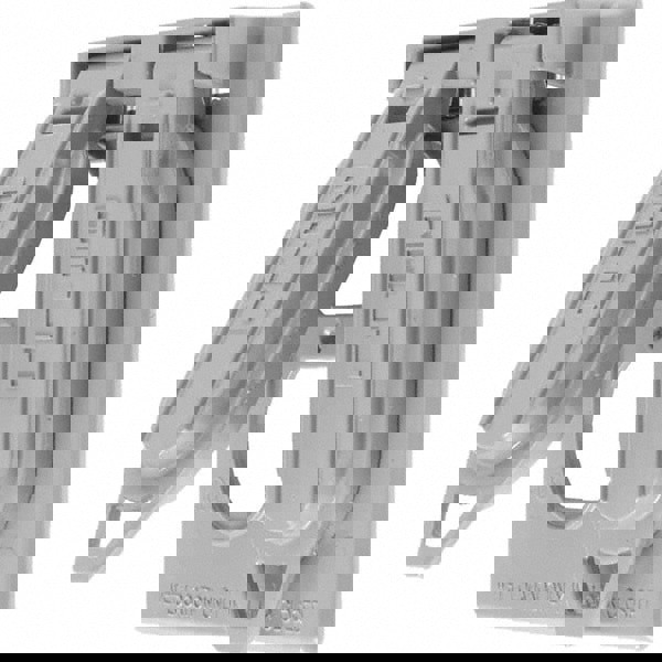 Weatherproof Box Covers; Electrical Box Shape: Rectangle; Number Of Outlets: 1; Resistance Features: Weather-Resistant; Housing Material: Zinc; Overall Length: 4.5400 in; Recommended Environment: Wet Location; Overall Width: 4.5400 in; Housing Color: Gray